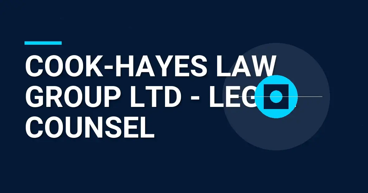 Cook-Hayes Law Group Ltd - Legal Counsel