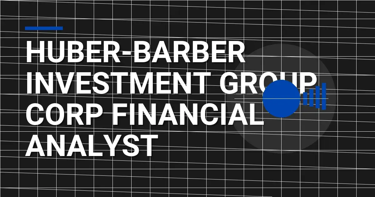 Huber-Barber Investment Group Corp Financial Analyst
