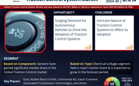 Traction Control System Market Projected to Expand Rapidly with 5.9% CAGR by 2030