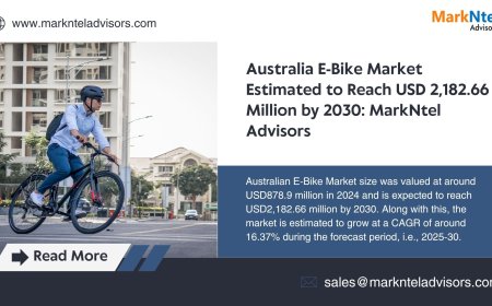 Australia E-Bike Market Value to Touch USD 2,182.66 million by 2030