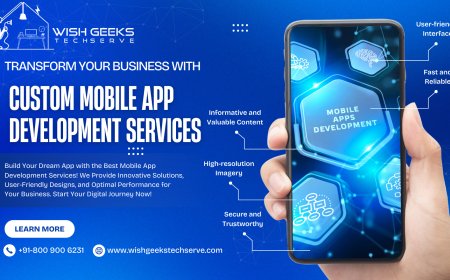 Best App Development Services in India for Building Custom Android and iOS Applications—Wish Geeks Techserve