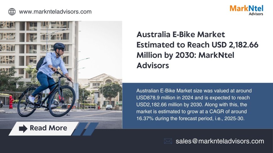 Australia E-Bike Market Value to Touch USD 2,182.66 million by 2030